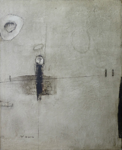 《道標》油彩、板/80.3×65.2㎝/1983